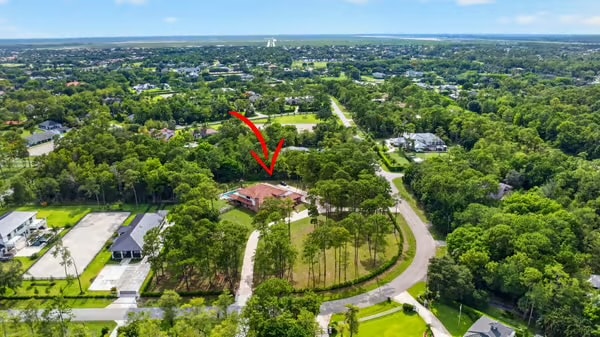 Aerial view — 14780 Draft Horse Lane